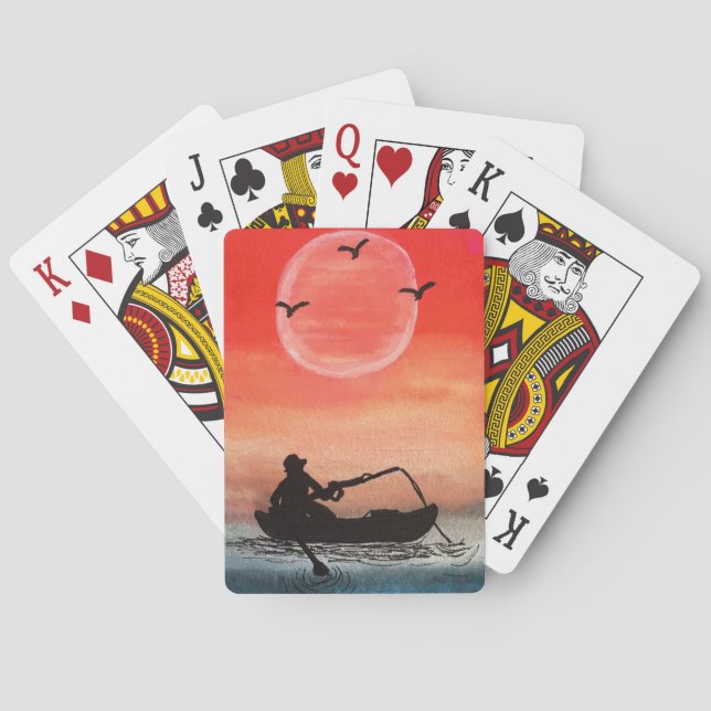 Baralho Paciência e solidão (Verso)