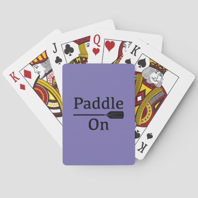 Baralho Paddle No Design - Placas De Reprodução Clássicas (Verso)