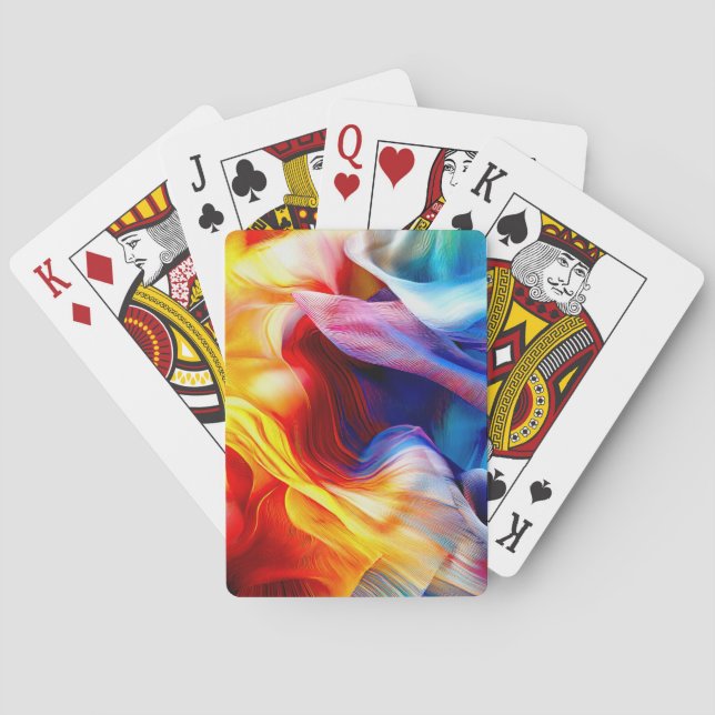 Baralho Padrão colorido brilhante (Verso)