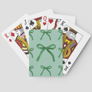 Baralho Padrão de arco verde elegante e bonito