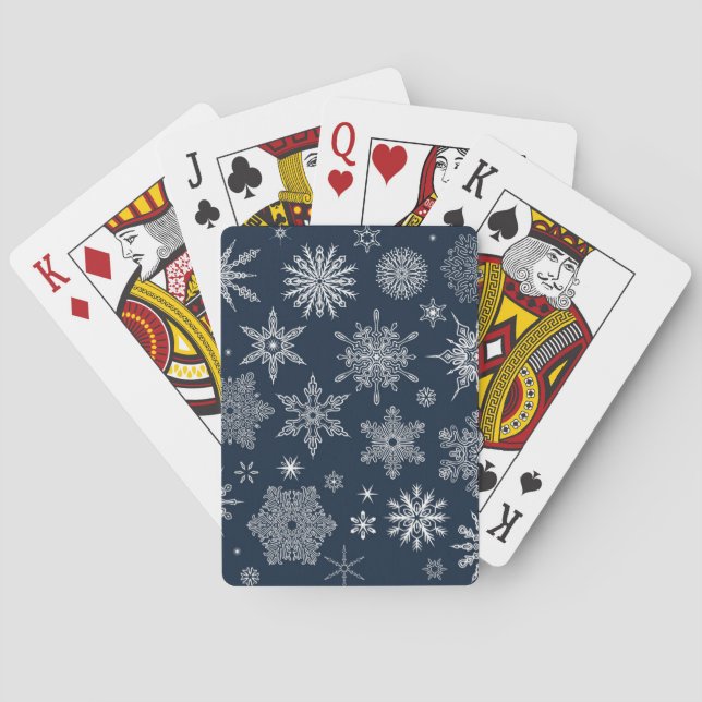Baralho Padrão de flocos de neve (Verso)