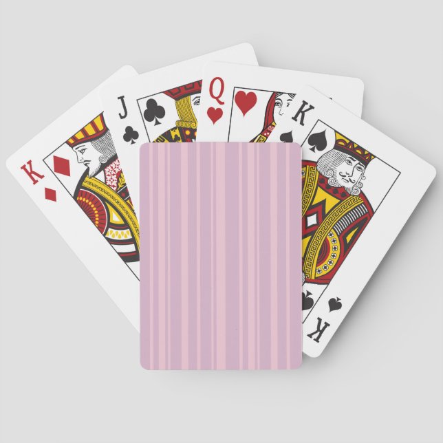 Baralho Padrão de Linha Roxa e Rosa (Verso)