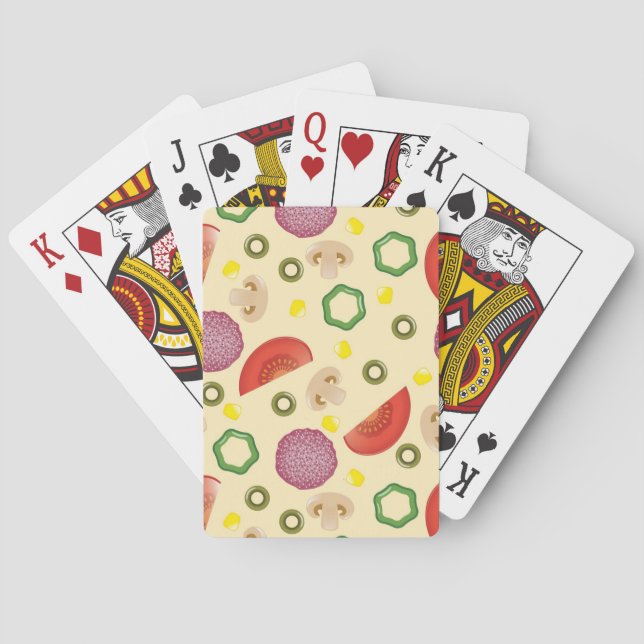 Baralho Padrão de pizza 2 (Verso)
