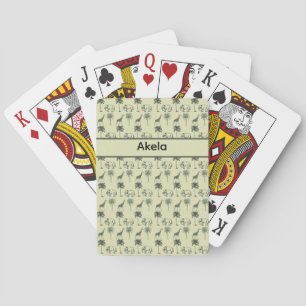 Baralho Padrão de savana africana, personalizado