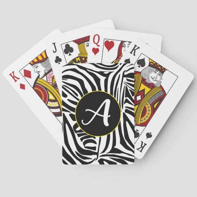 Baralho Padrão de Zebra (Verso)