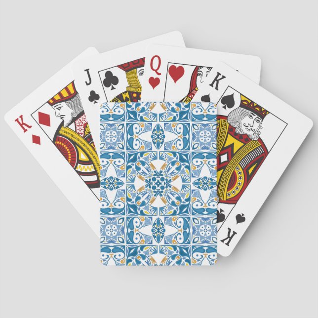 Baralho Padrão do Azulejo português (Verso)