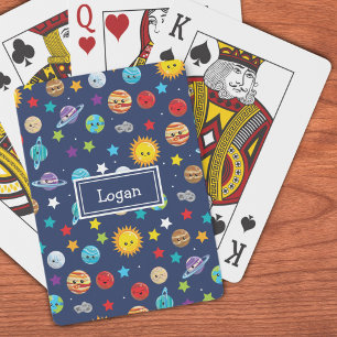 Baralho Padrão do sistema solar para crianças