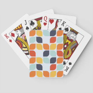 Baralho Padrão Geométrico da Vintage