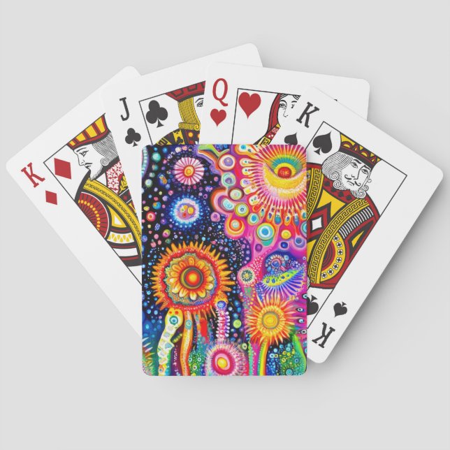 Baralho Padrão Psicodélico (Verso)