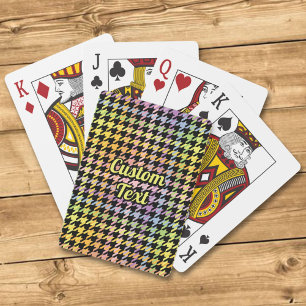 Baralho Padrão Rainbow Houndstooth