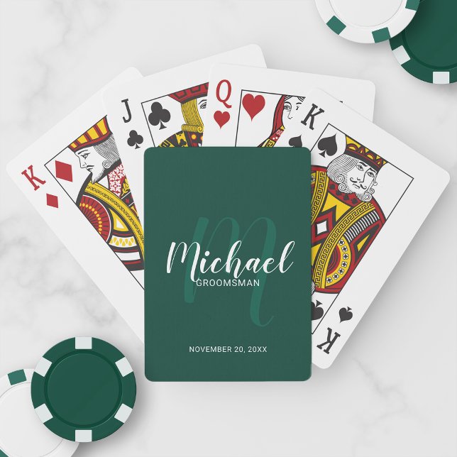 Baralho Padrinhos de casamento Personalizados de Script Mo (Criador carregado)