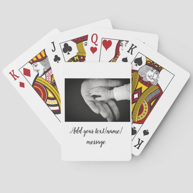 Baralho pai pai do dia de os pais adicionar pai de texto d (Verso)