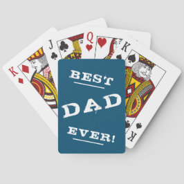 Baralho Pai Simples Moderno - Azul