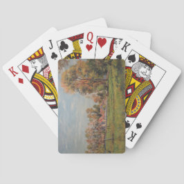 Baralho Paisagem ao redor de Lagny, França (Paisagem Rural