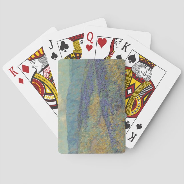 Baralho Paisagem com Flores Azuis (por Granville Redmond) (Verso)