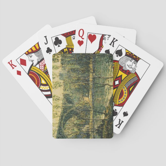 Baralho Paisagem com Rio e Ponte: Primavera Morning (Verso)