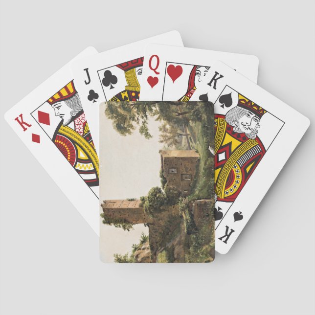 Baralho Paisagem com Ruínas (Edifício Arruinado Antigo) (Verso)