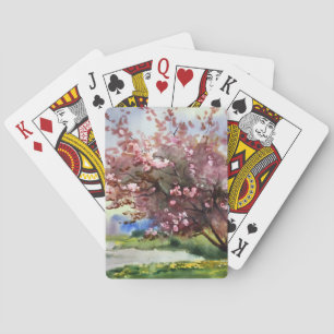 Baralho Paisagem da pintura da aguarela