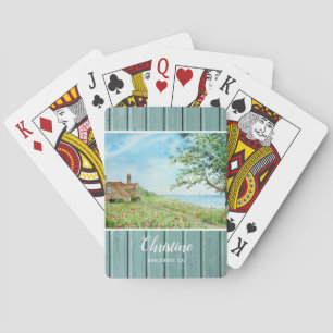 Baralho Paisagem de Campo Poppy Paisagem Mola