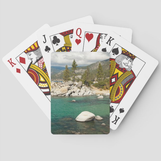 Baralho Paisagem de Lake Tahoe (Verso)