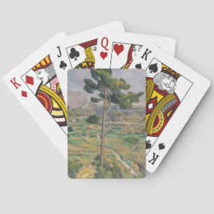 Baralho Paisagem de Paul Cezanne com viaduto