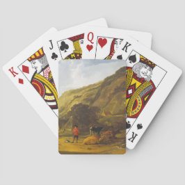 Baralho Paisagem fluvial com os cavaleiros Aelbert Cuyp