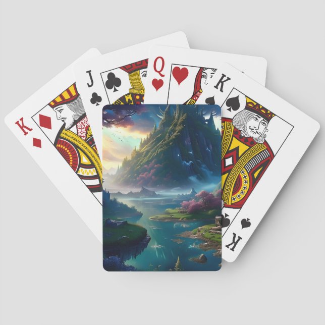 Baralho Paisagem Picturesca Quatro (Verso)