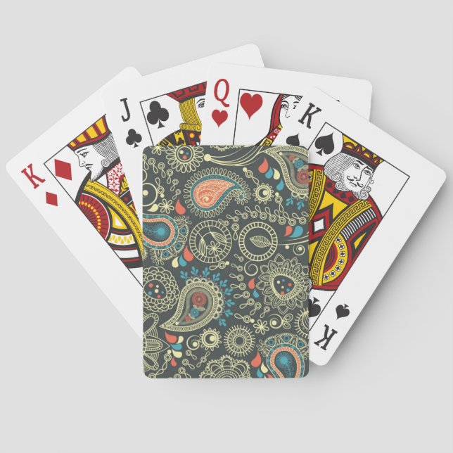 Baralho Paisley Pattern 3 (Verso)