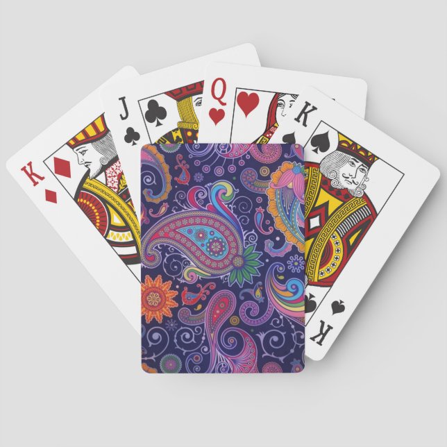 Baralho Paisley Purple rosa (Verso)