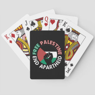 Baralho Palestina livre acaba com o apiteu sinalizador neg