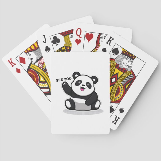 Baralho panda bonitinho (Verso)