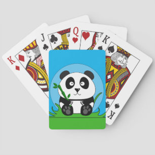 Baralho Panda Preto e Branco
