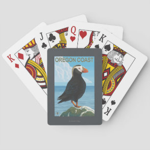 Baralho Papagaio-do-mar adornado costa de Oregon