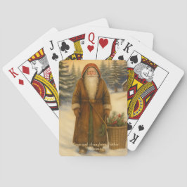Baralho Papai Noel ao estilo do Velho Mundo jogando