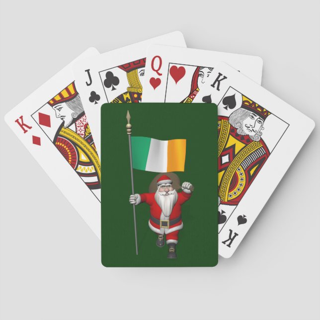 Baralho Papai Noel Com Alferes Da Irlanda (Verso)