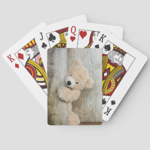 Baralho Parede de Madeira Rústica De Urso Bastante Enchido