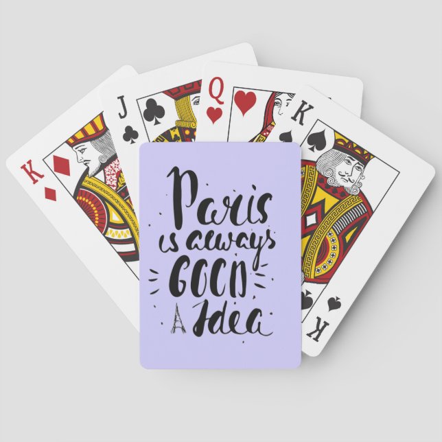 Baralho Paris é sempre uma boa ideia (Verso)