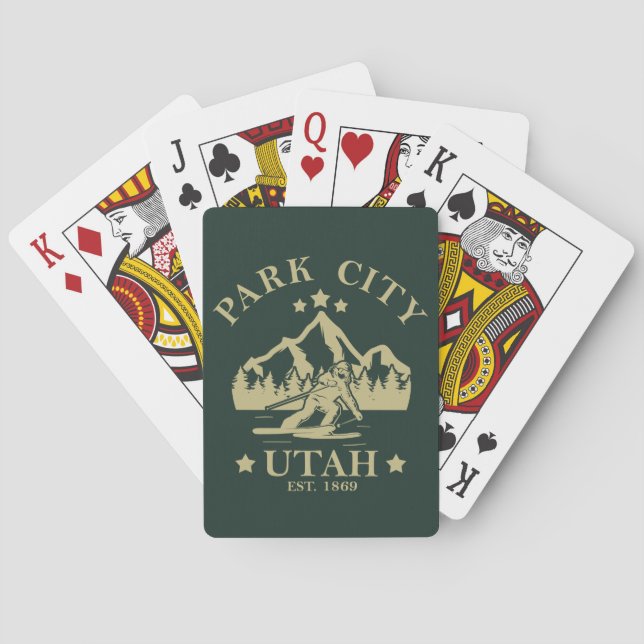 Baralho Park City Utah (Verso)