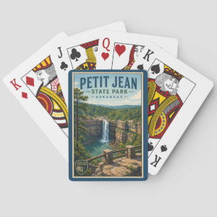 Baralho Parque Estadual Petit Jean Arkansas Ilustração Via
