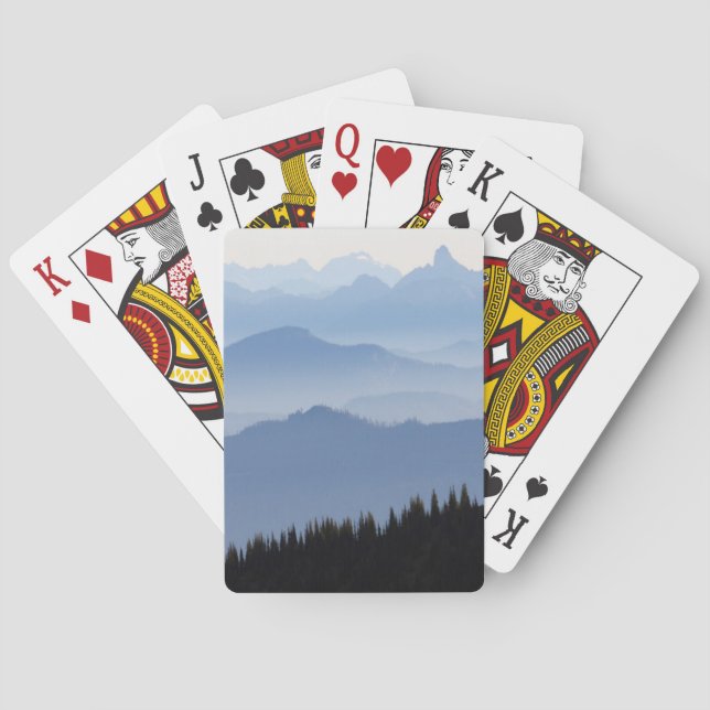 Baralho Parque Nacional Mount Rainier | Montanhas Cascade (Verso)