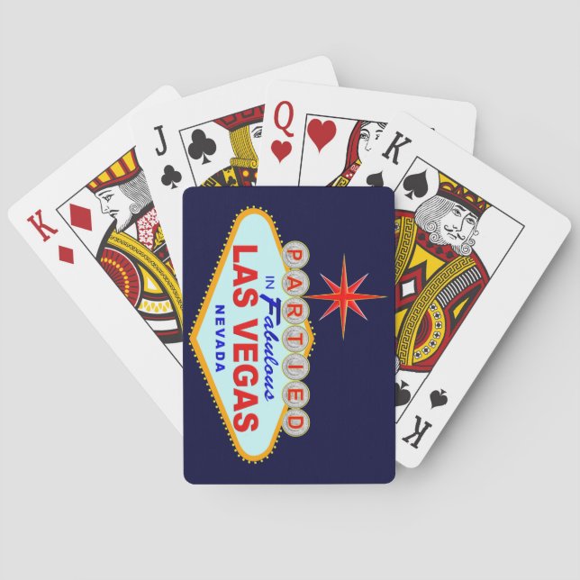 Baralho Partidos em Cartões Fabulosos de Las Vegas (Verso)