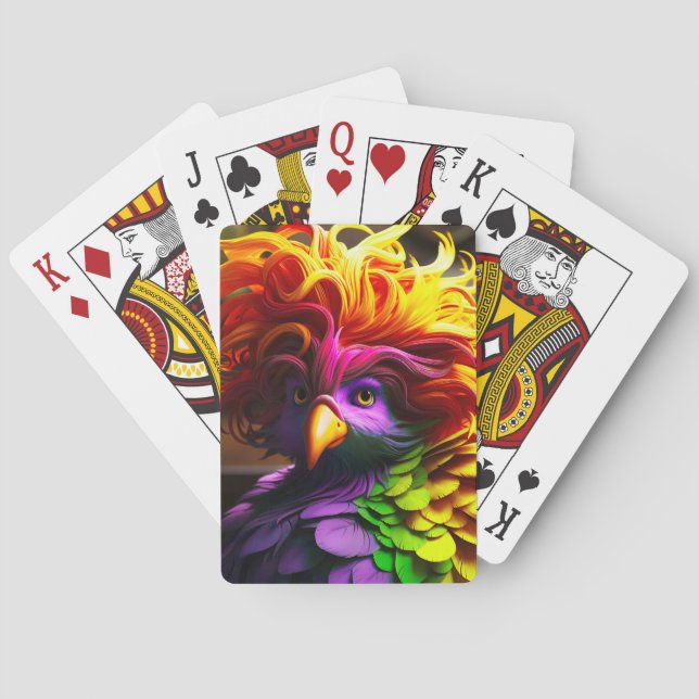 Baralho Pássaro bonito (Verso)