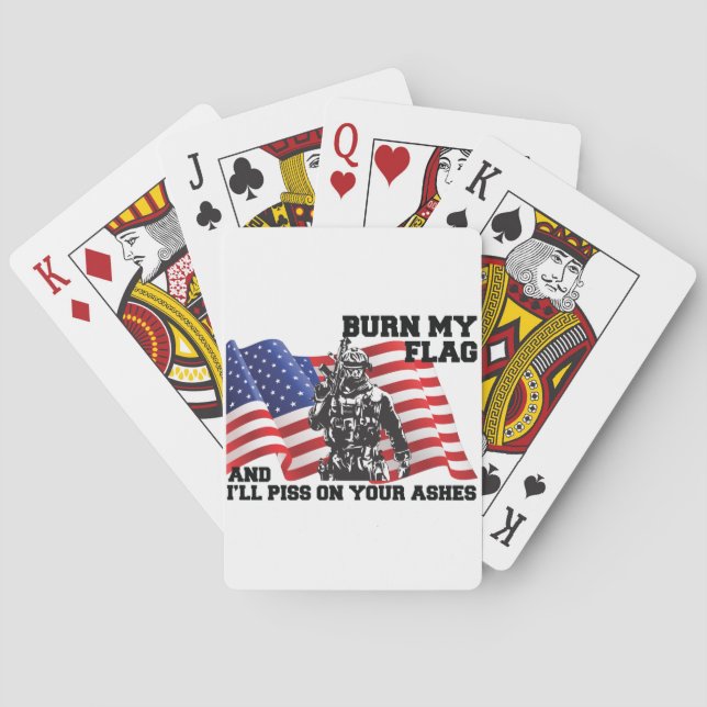 Baralho Patriota Americano (Verso)
