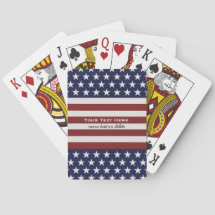 Baralho Patriótico Patriótico Americano Bandeira America