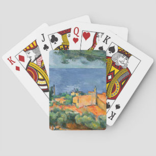 Baralho Paul Cezanne - Estaque com Telhados Vermelhos