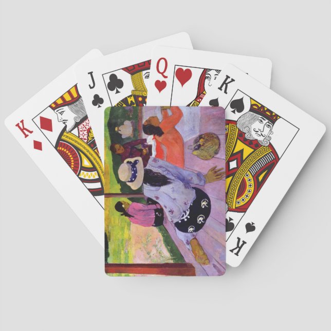 Baralho Paul Gauguin | o Siesta, 1891-2 (óleo em canvas) (Verso)