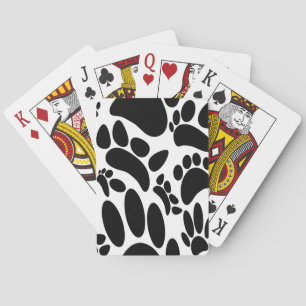 Baralho Pawprint do abstrato