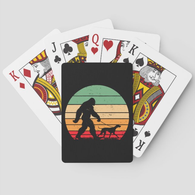 Baralho Pé Grande Caminhando - Ponteiro Alemão Curto Cão V (Verso)