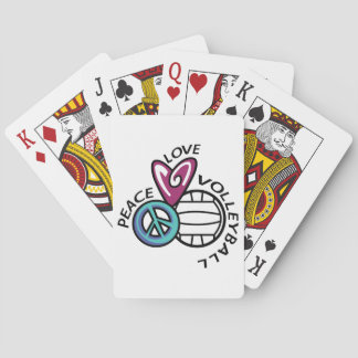 Baralho Peace Love Voleibol