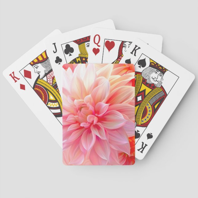 Baralho Peach Blush Dahlia Blossom (Verso)